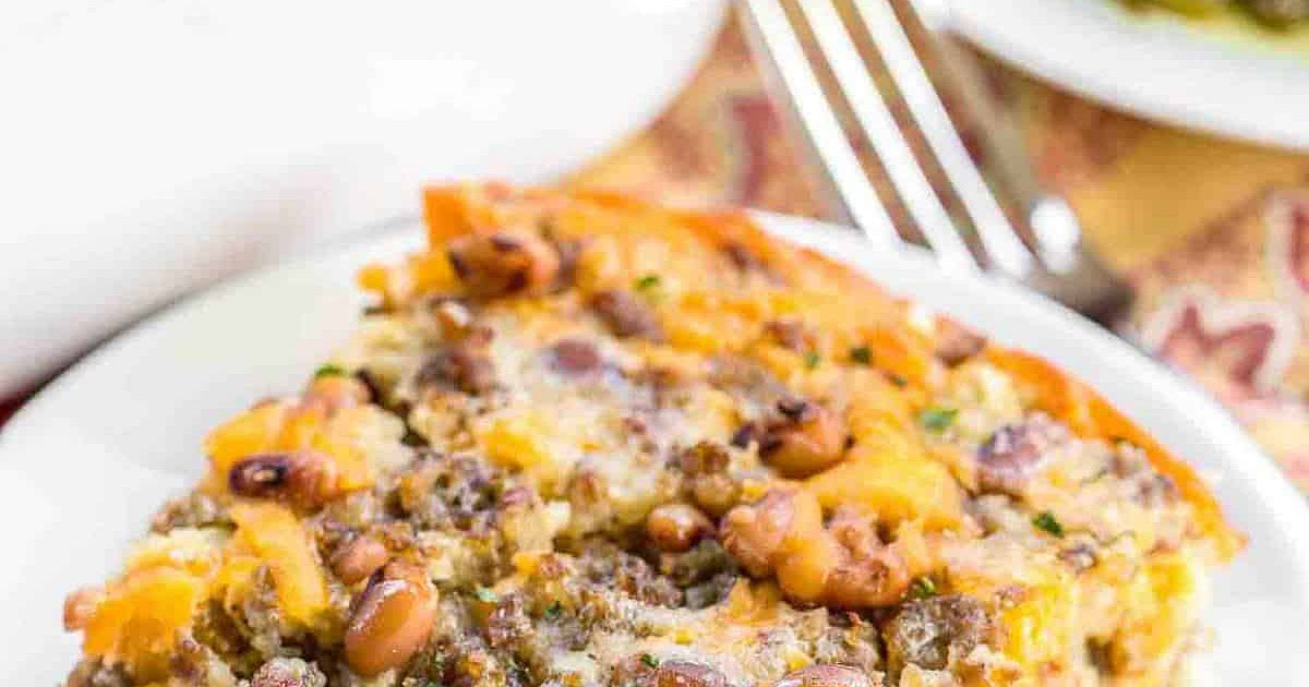 Black Eyed Pea Cornbread Casserole Recipe | Samsung Food App
