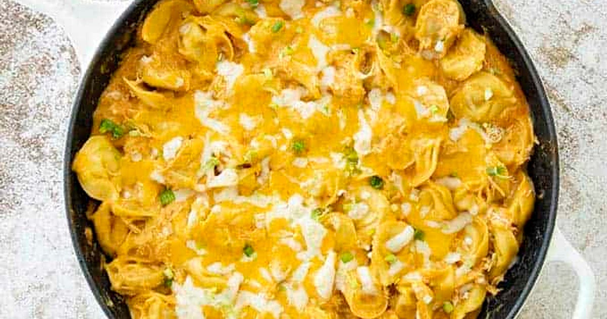 One Pot Buffalo Chicken Tortellini Recipe | Samsung Food App