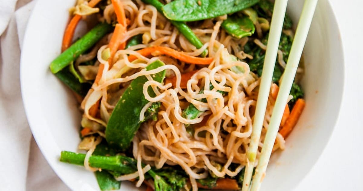 Shirataki Noodles with Almond Butter Sauce (Vegan + Gluten-free) Recipe | Samsung Food App