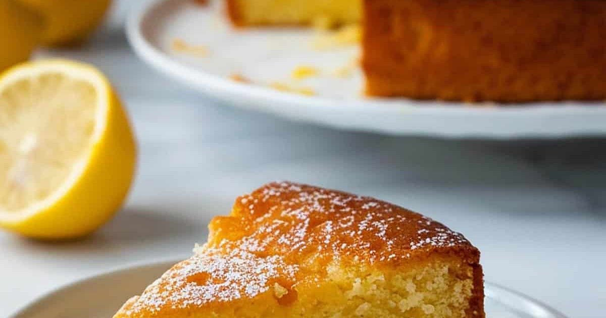 Vegan Lemon Polenta Cake Recipe | Samsung Food App