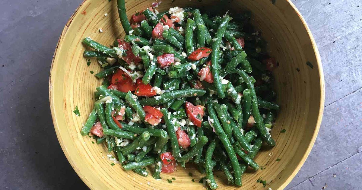 Greek Green Bean Salad with Feta and Tomatoes Recipe | Samsung Food App