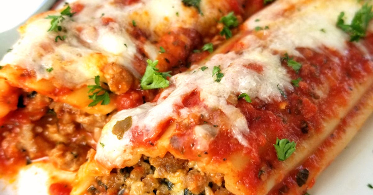 Italian Sausage & Cheese Baked Manicotti Recipe | Samsung Food App