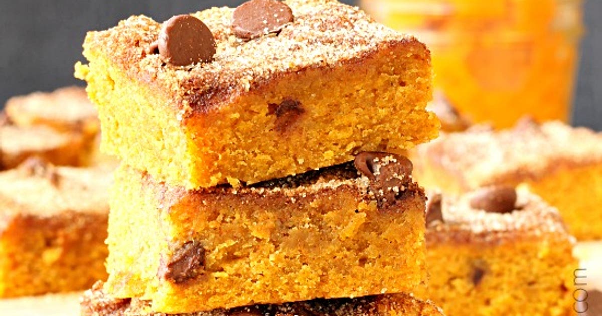 Chocolate Chip Pumpkin Snickerdoodle Blondies Recipe | Samsung Food App