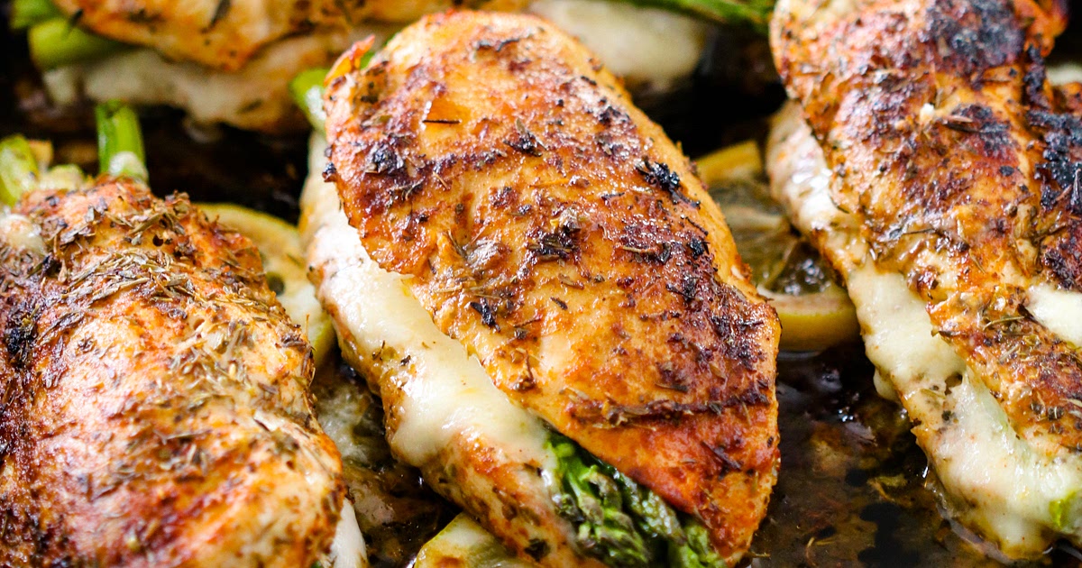 Asparagus & Cheese Stuffed Chicken {Low-carb/ Keto Friendly!} Recipe | Samsung Food App
