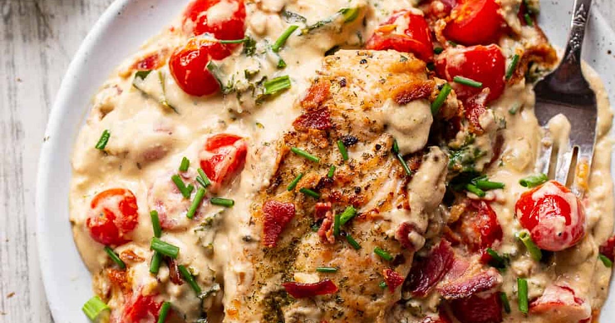 Creamy BLT Chicken {Paleo, Whole30, Keto} Recipe | Samsung Food App