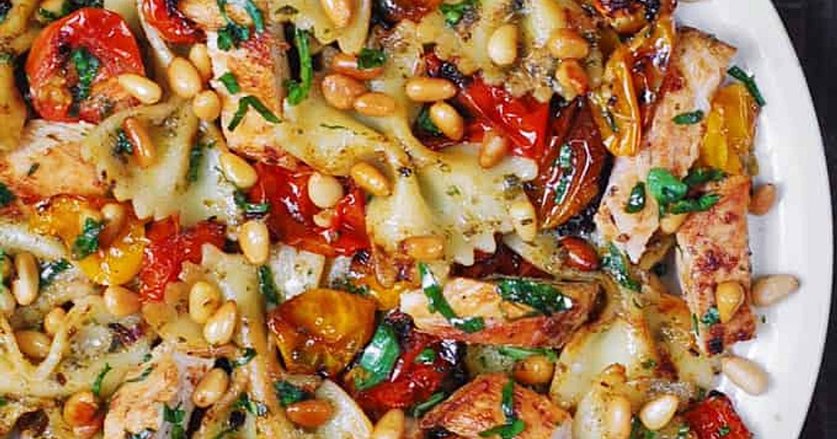 Creamy Chicken Pesto Pasta Recipe | Samsung Food App