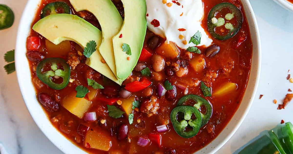 Butternut Squash Turkey Chili (With Cinnamon)! Recipe | Samsung Food App