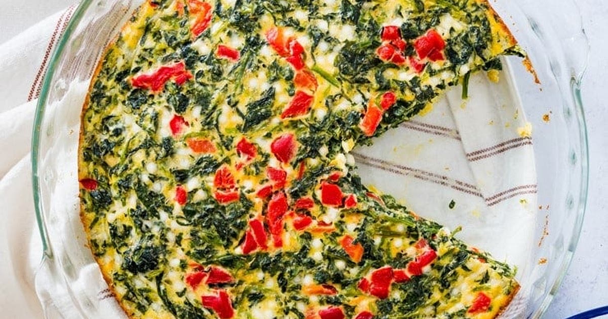Crustless Quiche with Spinach Recipe | Samsung Food App