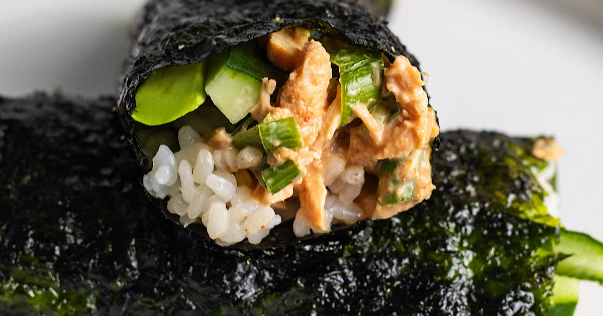 Spicy Tuna Salad Hand Rolls Recipe | Samsung Food App