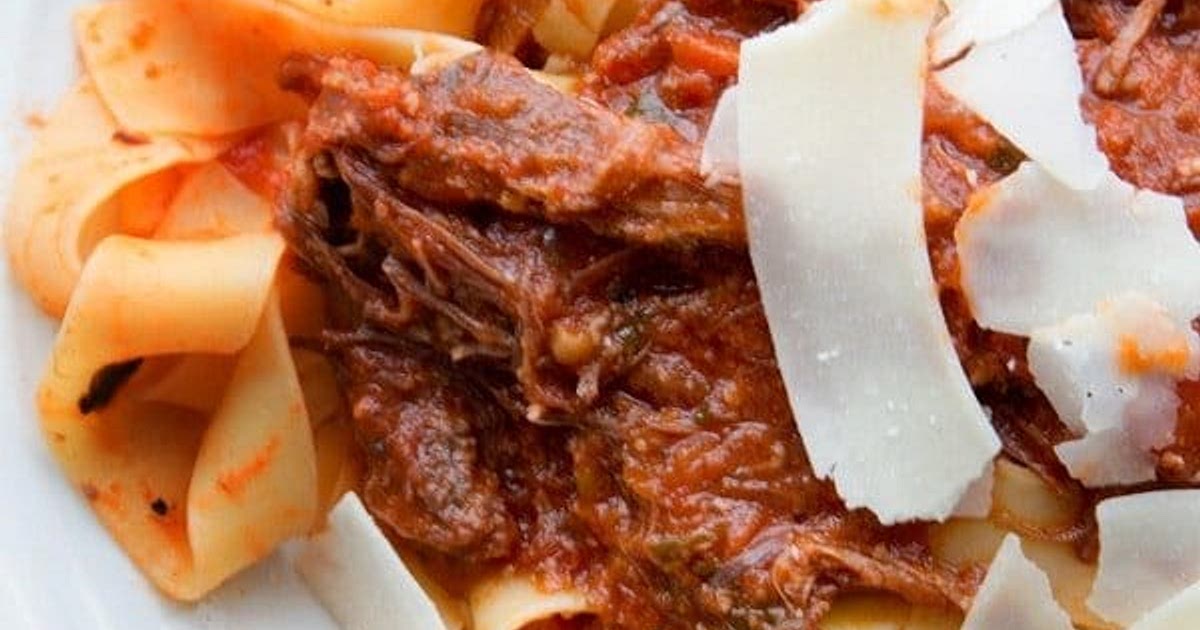 Wild Boar Ragu with Pappardelle Recipe | Samsung Food App