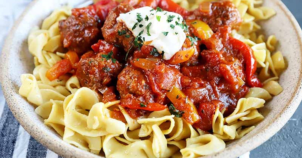Goulash with Meatballs Recipe | Samsung Food App