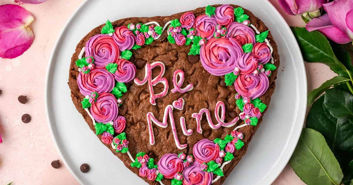 Valentines Cookie Cake Recipe | Samsung Food App
