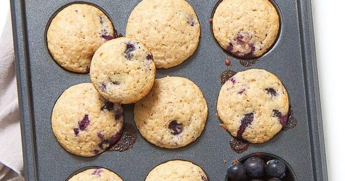 Toddler Lemon Blueberry Mini Muffins (healthy!) - Baby Foode Recipe | Samsung Food App