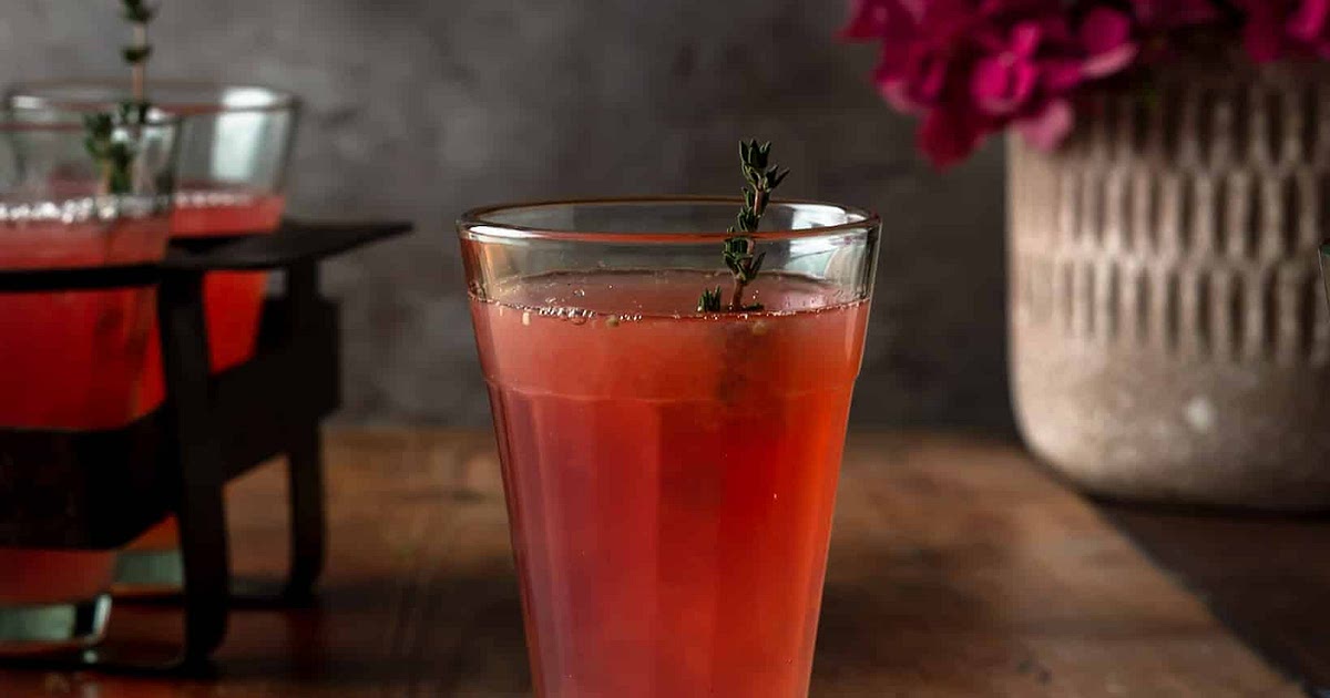 Raspberry Thyme Lemonade Recipe | Samsung Food App