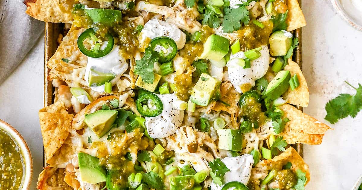 White Chicken Chili Nachos Recipe | Samsung Food App
