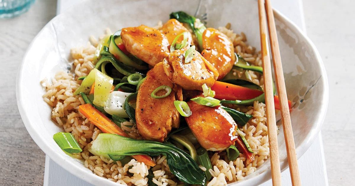 Low-FODMAP teriyaki chicken stir-fry Recipe | Samsung Food App
