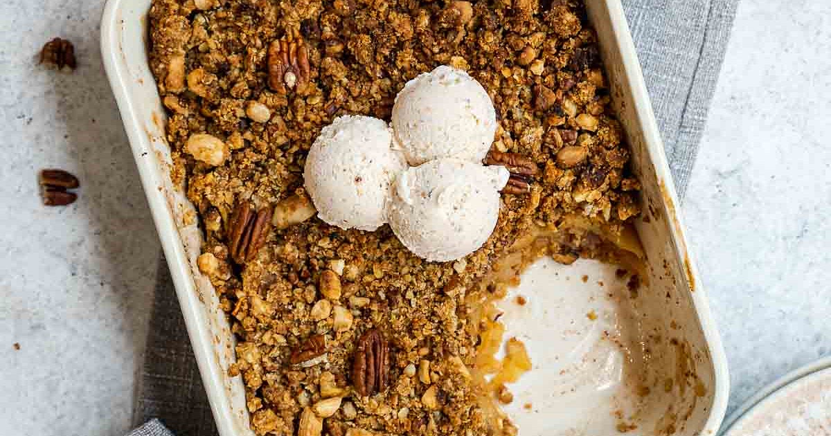 Vegan Apple Crumble Recipe | Samsung Food App