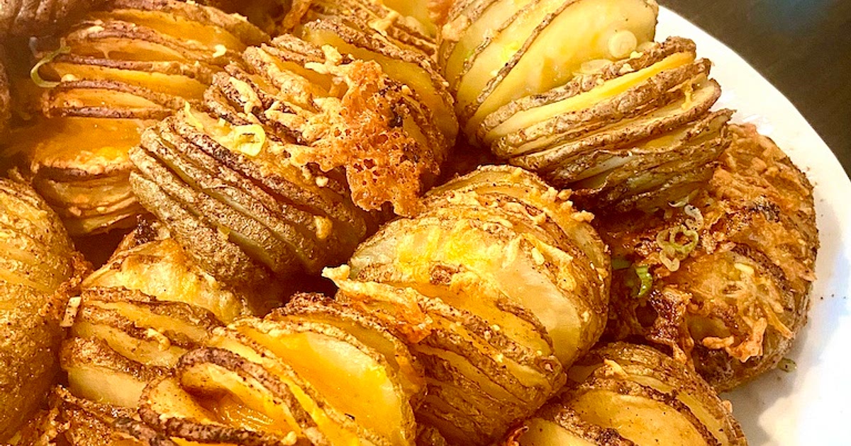Cheesy Hasselback Potatoes Recipe | Samsung Food App