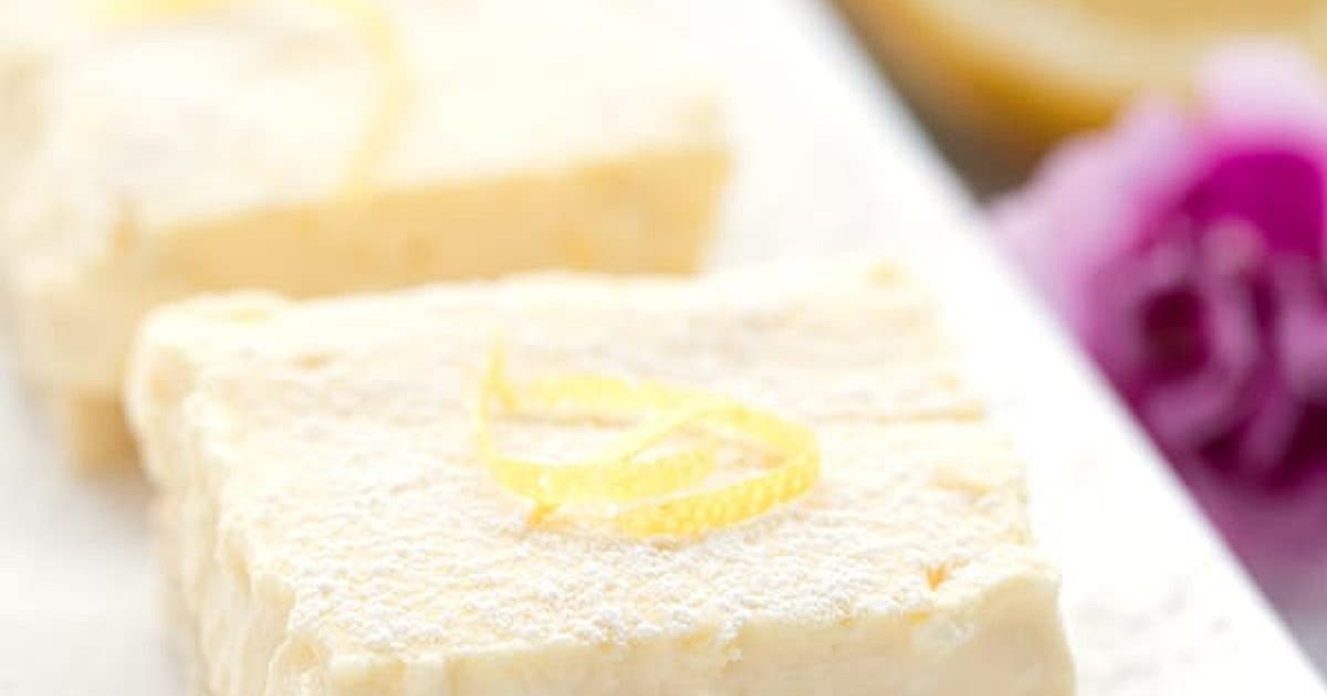 Keto Lemon Cheesecake Bars Recipe | Samsung Food App