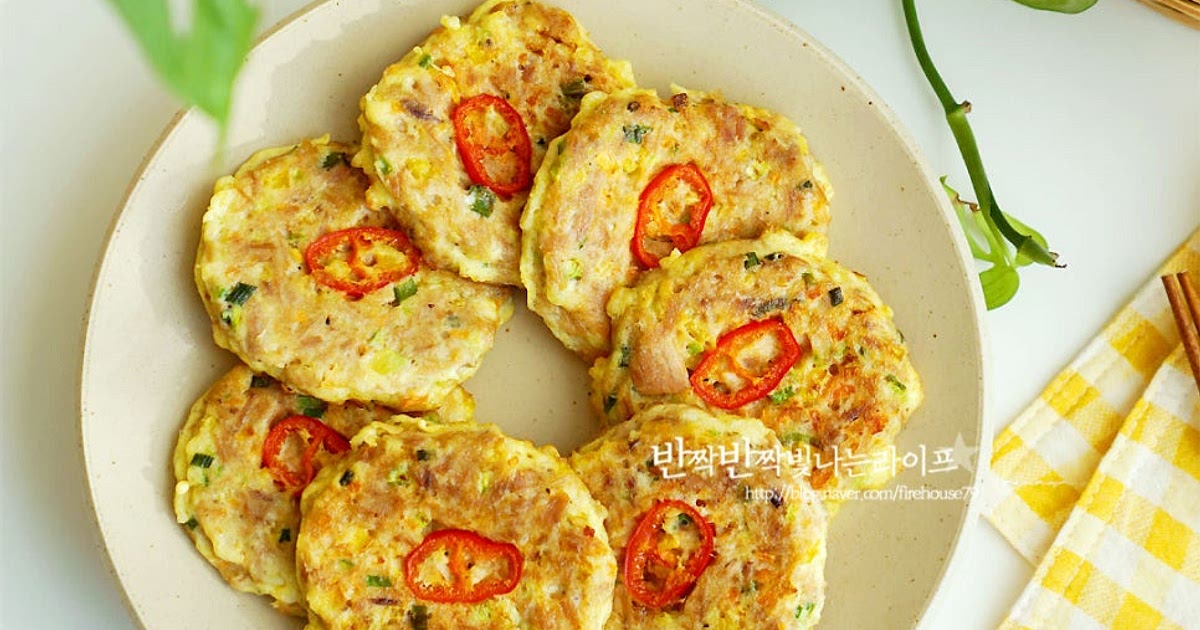 계란 참치전 만드는법 간단한 도시락반찬 참치캔요리 Recipe | Samsung Food App