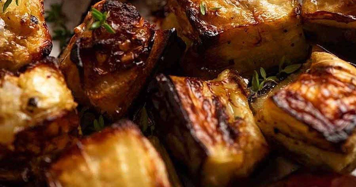 Oven roasted eggplant (aubergine) Recipe | Samsung Food App
