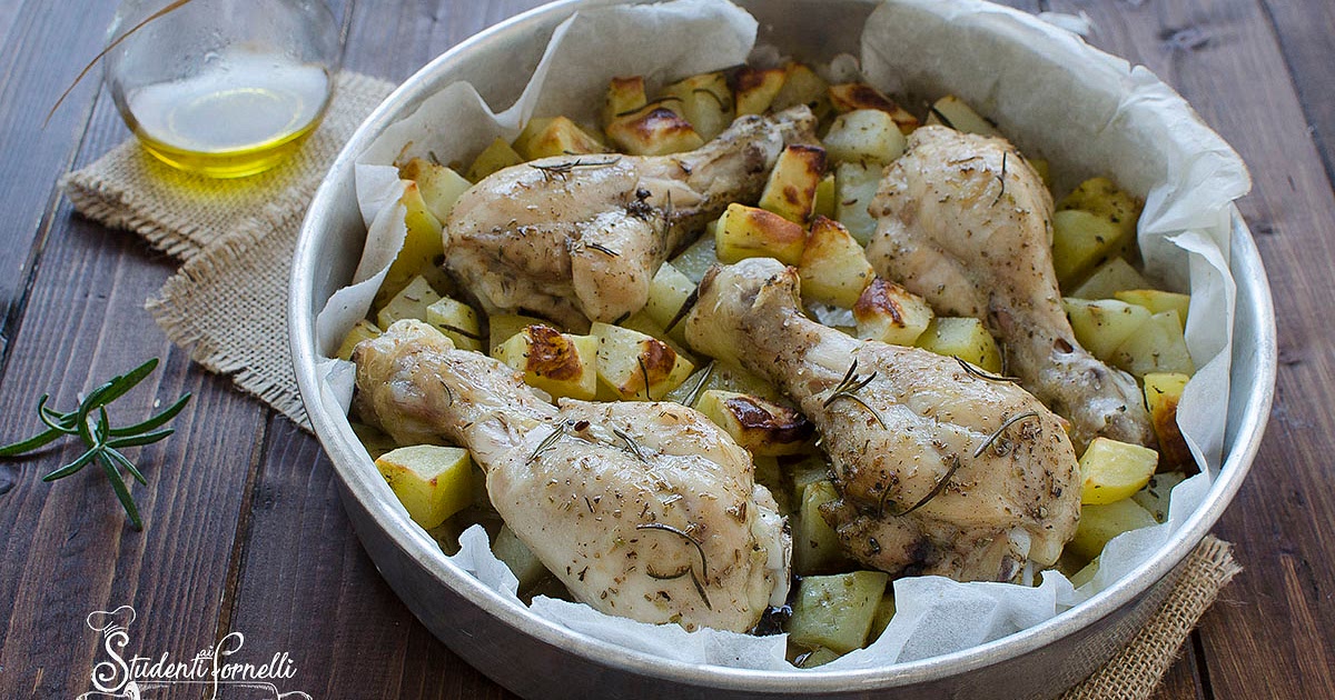 POLLO CON PATATE AL FORNO Recipe | Samsung Food App
