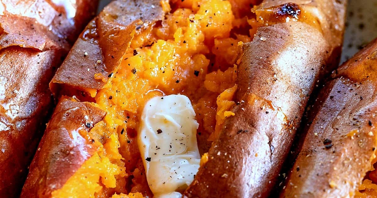 Baked Sweet Potato (How To Bake Sweet Potatoes) Recipe | Samsung Food App