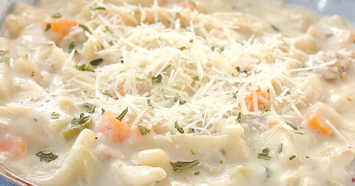 Instant Pot Creamy Chicken Noodle Soup Recipe | Samsung Food App
