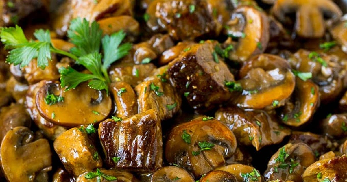 Beef Tips with Mushroom Gravy Recipe | Samsung Food App