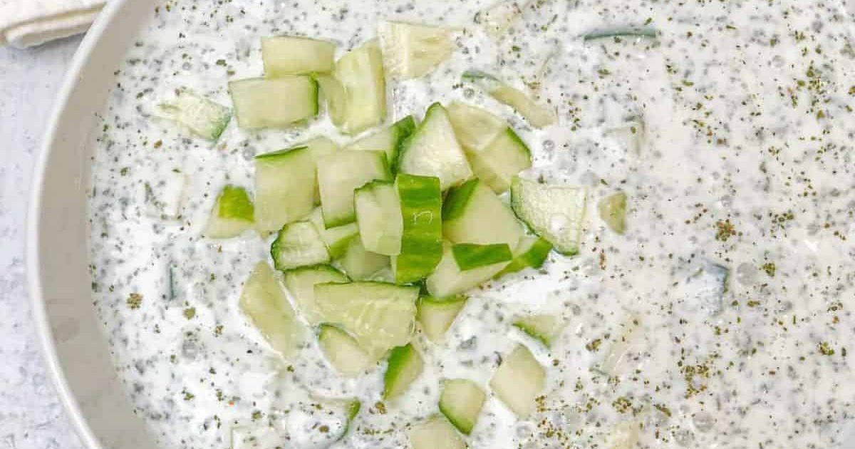 Cucumber-Yogurt Mint Garlic Salad Recipe | Samsung Food App