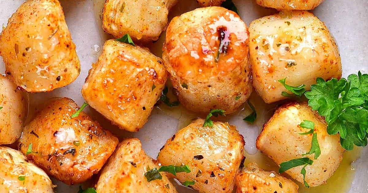 Air Fryer Scallops Recipe | Samsung Food App