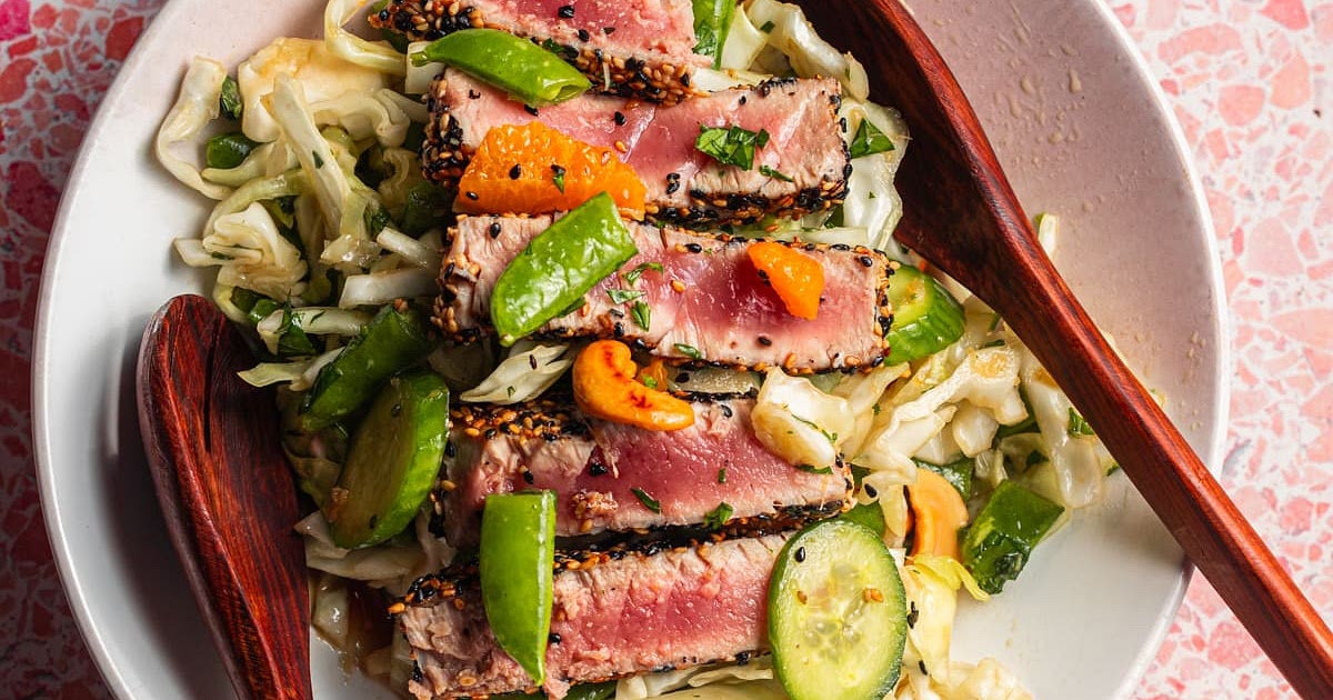 Seared Tuna Salad Recipe | Samsung Food App