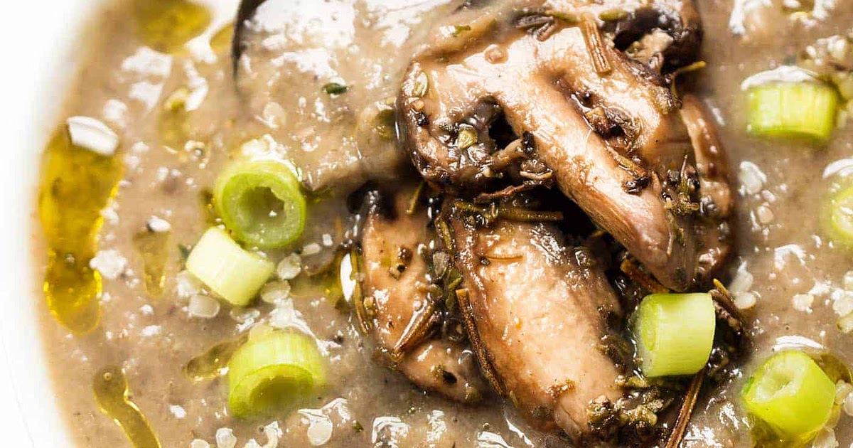 Vegan White Bean and Mushroom Soup Recipe | Samsung Food App