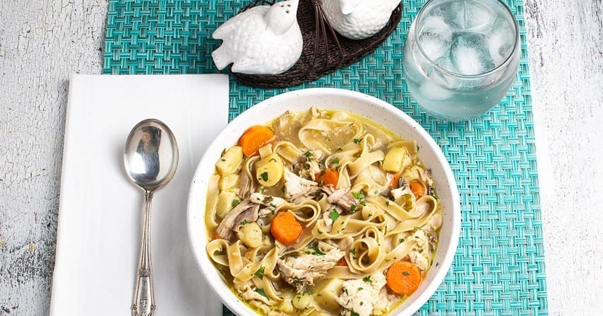Low FODMAP Instant Pot Chicken Noodle Soup Recipe | Samsung Food App