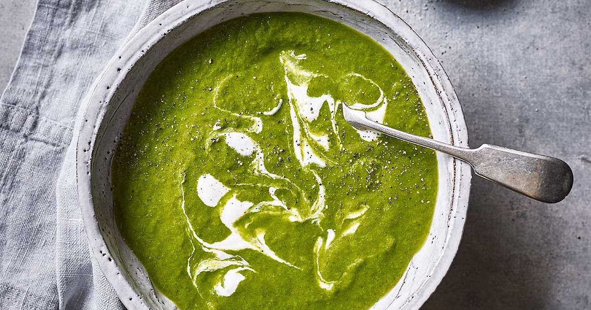 Leek, pea and mint soup Recipe | Samsung Food App