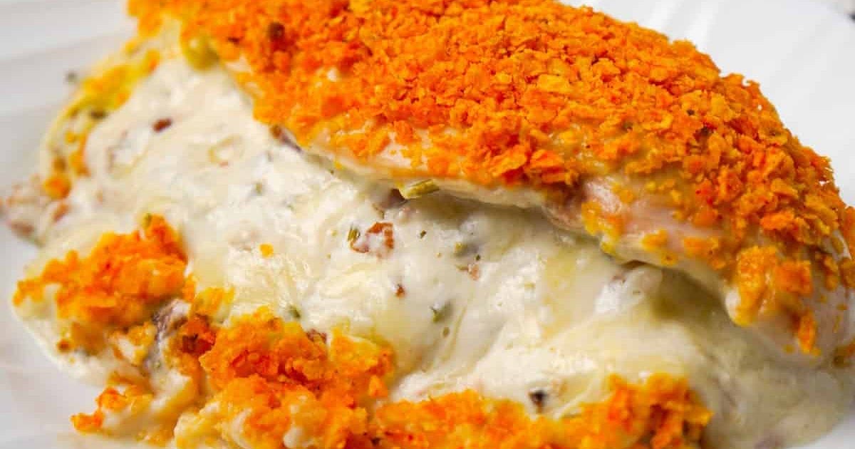 Cream Cheese and Bacon Stuffed Doritos Chicken Recipe | Samsung Food App