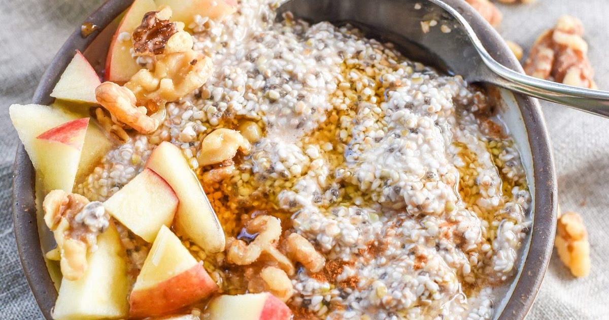 Cinnamon Apple Overnight Buckwheat Groats (GF, vegan) Recipe | Samsung Food App
