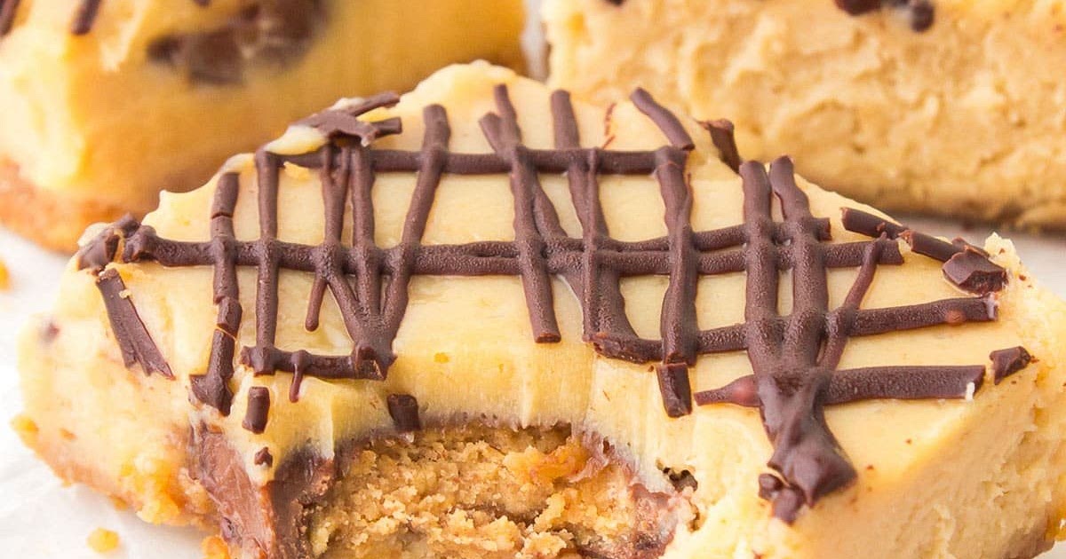 Reese's Peanut Butter Cup Cheesecake Bars Recipe | Samsung Food App