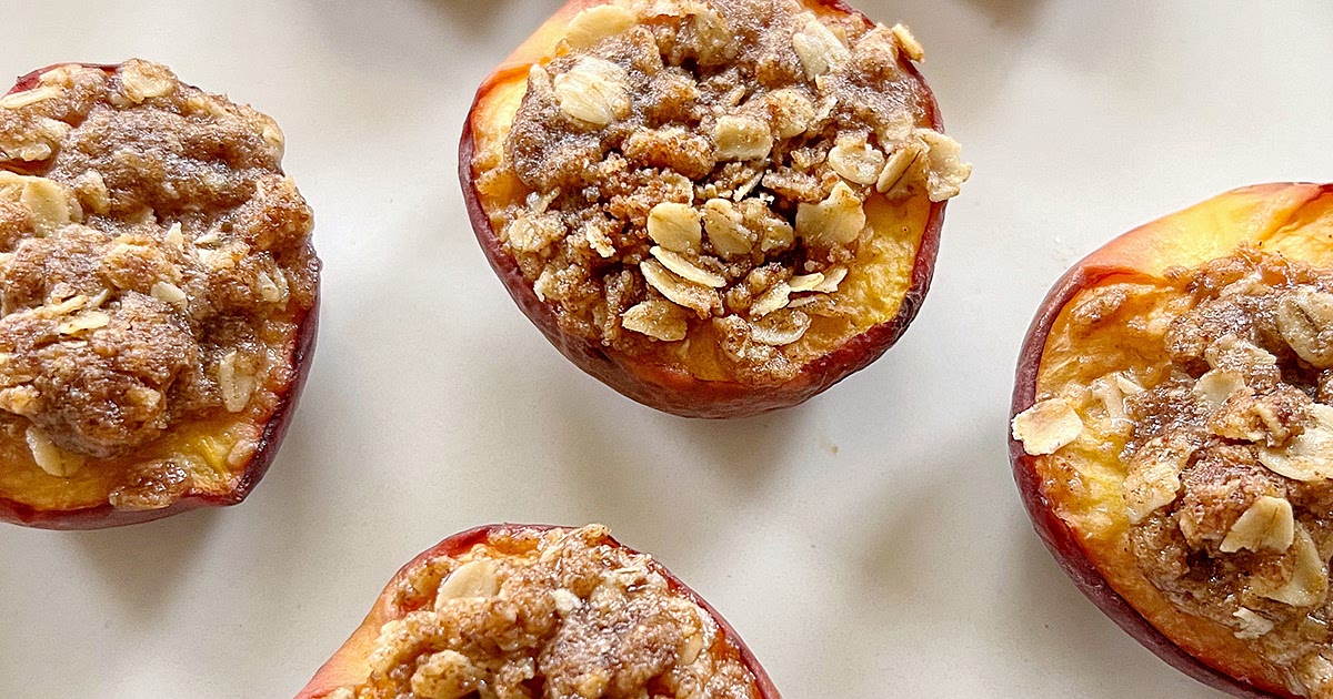 Easy Baked Peaches Recipe | Samsung Food App