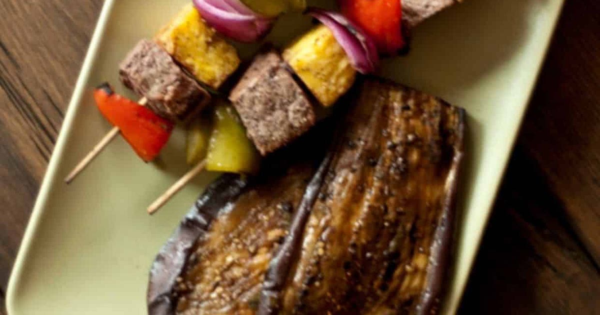 Grilled Beef Kabobs With Eggplant Recipe | Samsung Food App