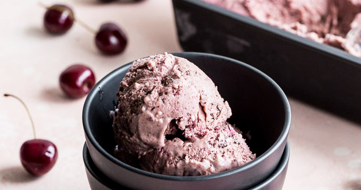 Cherry Chocolate Chip Nice Cream (Vegan) Recipe | Samsung Food App