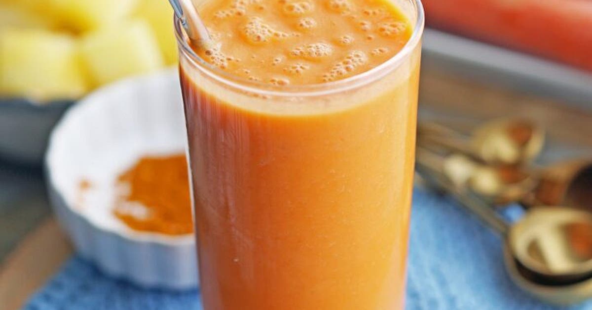 Turmeric Pineapple Carrot Smoothies Recipe | Samsung Food App