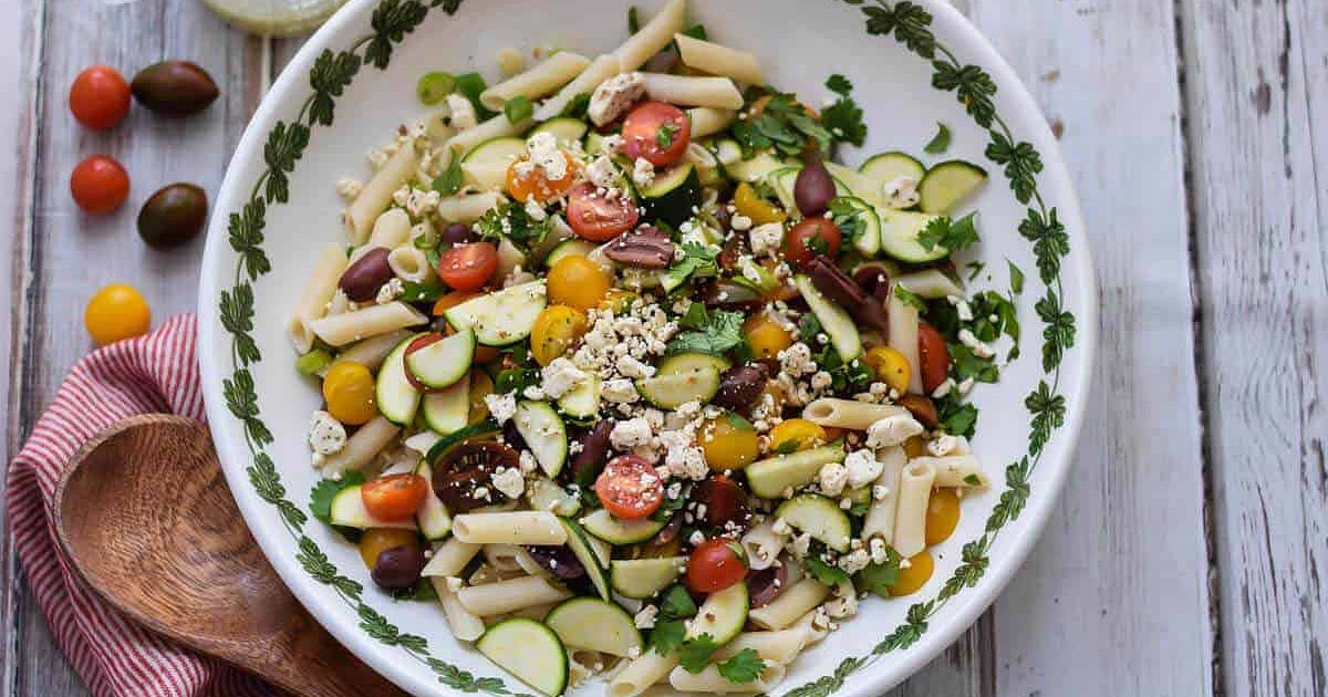 Greek Pasta Salad Recipe | Samsung Food App