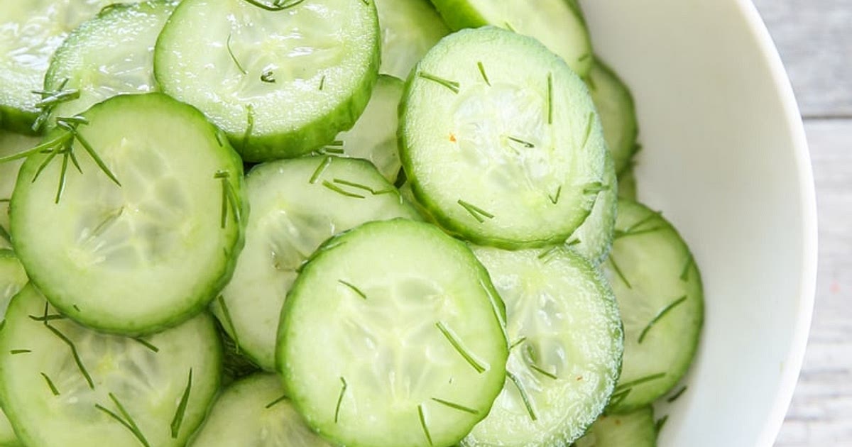 Sweet and Sour Dill Cucumber Salad Recipe | Samsung Food App