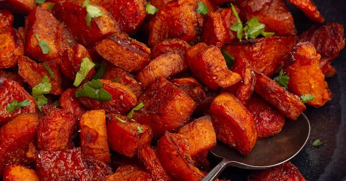 Roasted Sweet Potatoes And Carrots With Brown Sugar Recipe | Samsung Food App