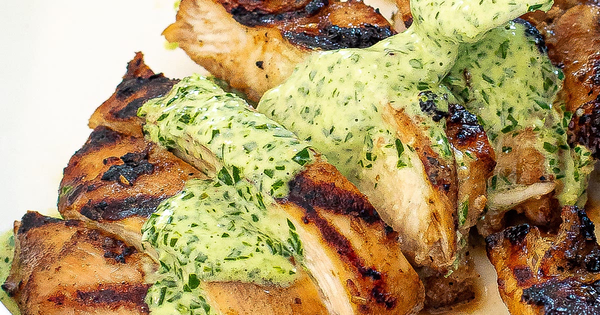 Peruvian Chicken with Green Sauce Recipe | Samsung Food App