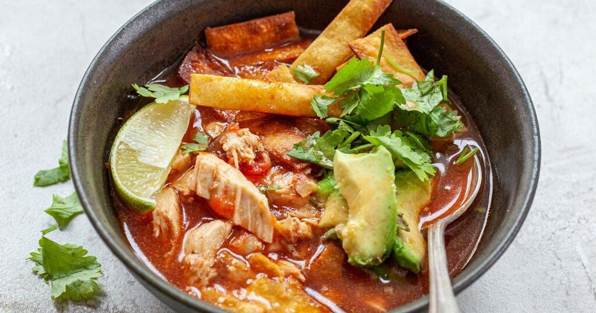 Chicken Tortilla Soup Recipe | Samsung Food App