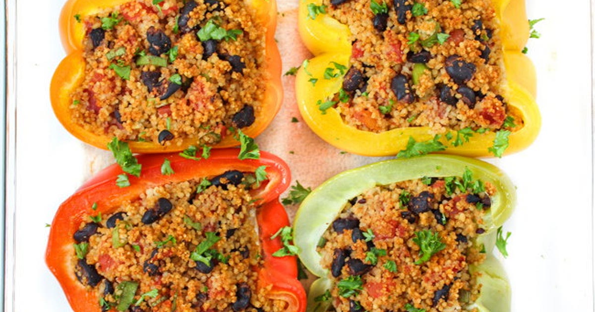 Couscous Stuffed Peppers Recipe | Samsung Food App
