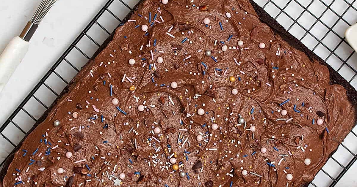 Vegan Chocolate Sheet Cake Recipe | Samsung Food App