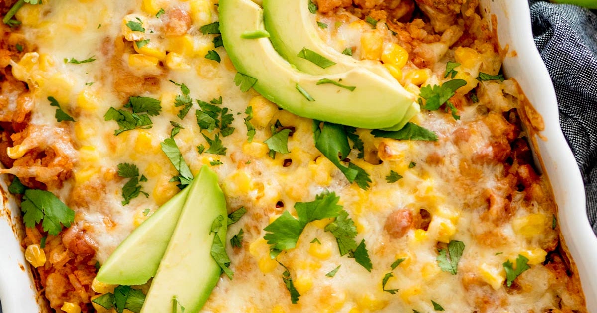 Mexican Chicken Casserole with Rice Recipe | Samsung Food App